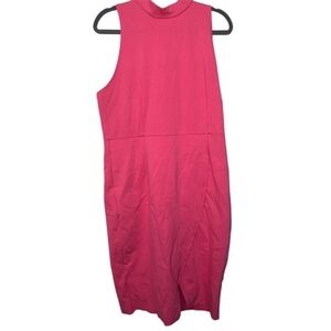 The Vanity Room Mock Neck Sleeveless Slit Hem Dress size XL